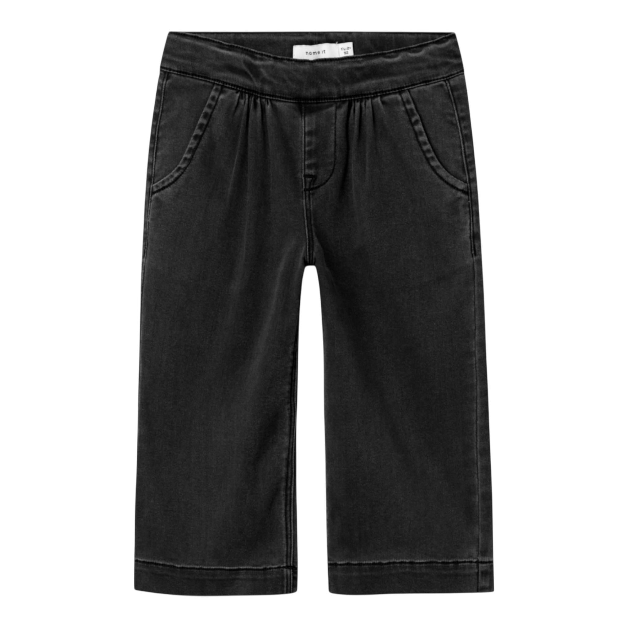 Name It Pantalone tinta unita con Elastico In Vita Nero per Bambina 13230743 NERO NAME IT 