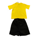 Cesare Paciotti Completo 2 Pezzi T-Shirt-Bermuda Bicolore con Stampa per Neonato COMP5126B GIALLO/NERO CESARE PACIOTTI 