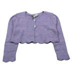 J.O. Milano Coprispalle Tinta Unita con Ricami per Bambina 573X1JXX LILLA J.O. MILANO 