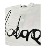 Diadora T-Shirt Modello Crop tinta unita con Stampa Bianco per Bambina S4DIJGTH095 BIANCO DIADORA 