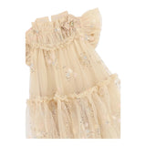 ANGEL'S FACE abito giromanica tinta unita con tulle Oro per Bambina MARIETTA ORO ANGEL'S FACE 