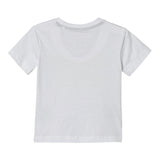 Guess T-Shirt Girocollo Tinta Unita con Stampe per Neonato N5RI23K8HM4NX BIANCO GUESS 