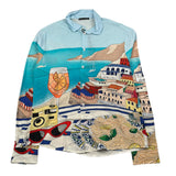 Daniele Alessandrini Camicia Manica Lunga Stampa Fantasia per Bambino 1235C00229XX MULTICOLOR DANIELE ALESSANDRINI 