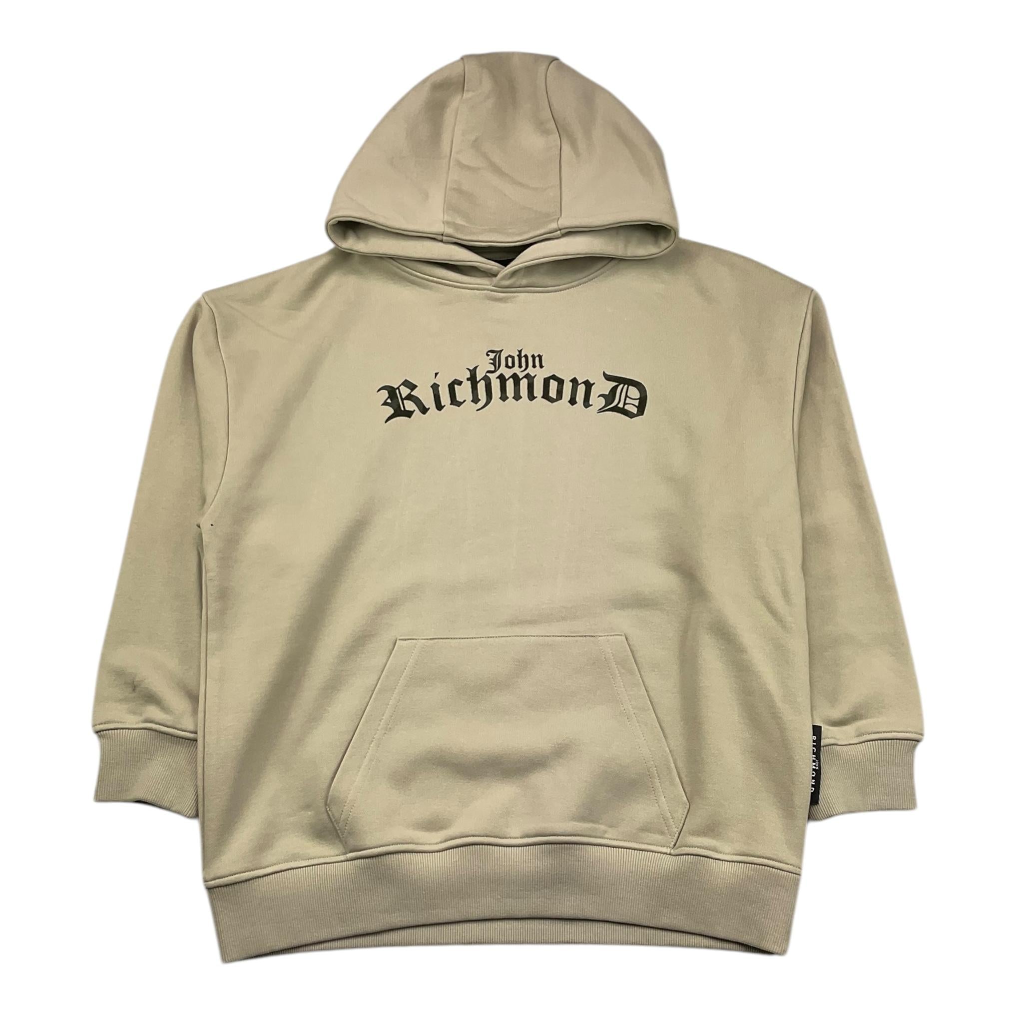 JOHN RICHMOND felpa chiusa con cappuccio tinta unita Beige per Bambino RBA25085FE BEIGE JOHN RICHMOND 