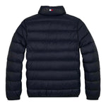 TOMMY HILFIGER giubbino tinta unita con zip e logo Blu per Neonato KS0KS00568N BLU TOMMY HILFIGER 