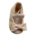 Colori Chiari Ballerina Tinta Unita con Fiocco per Neonata FN957066 ROSA COLORI CHIARI 