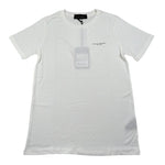 Paolo Pecora T-Shirt Girocollo Tinta Unita con Logo per Bambino PP2006 PANNA PAOLO PECORA 
