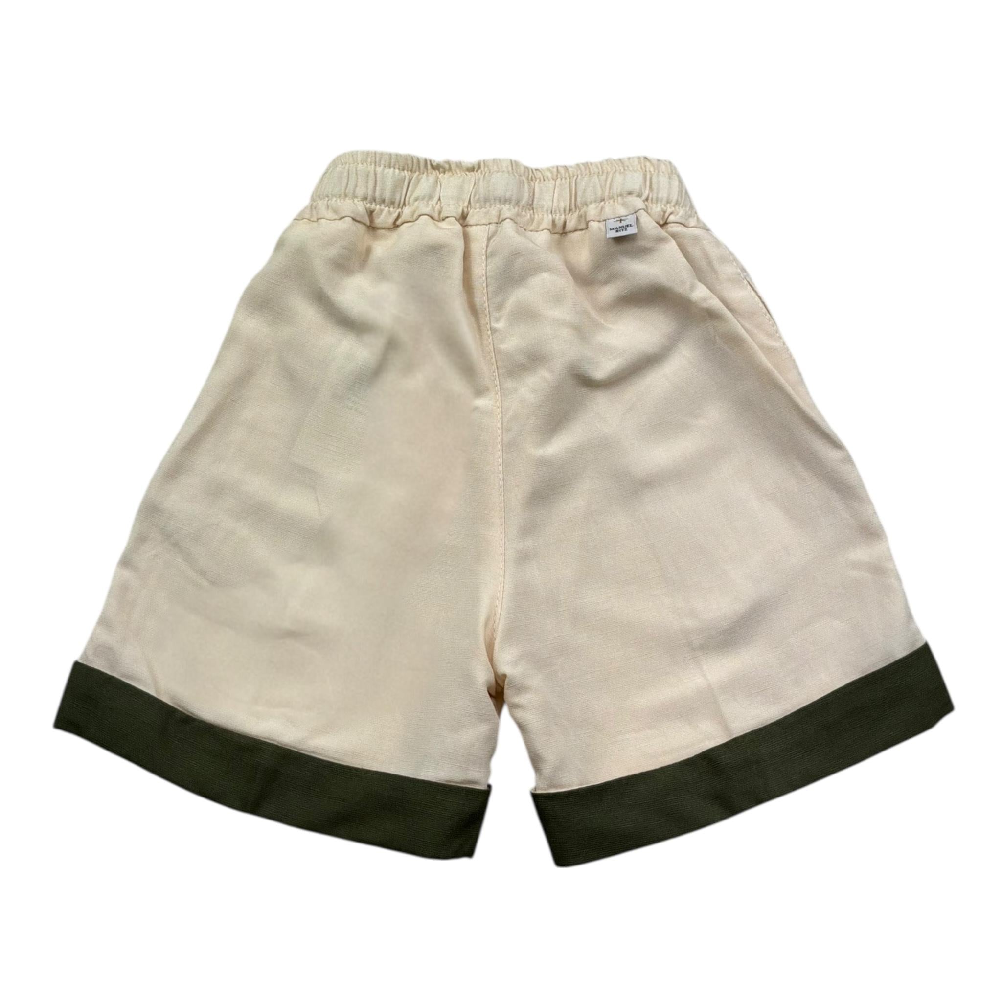 Manuel Ritz Completo 2 Pezzi Camicia-Bermuda per Neonato MR315 SABBIA MANUEL RITZ 