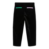 STELLA McCARTNEY pantalone tinta unita in velluto Nero per Bambino TV6F10 NERO STELLA McCARTNEY 