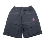Marcelo Burlon Bermuda Tinta Unita con Elastico In Vita per Bambino CBCS001S24 NERO MARCELO BURLON 