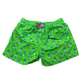 Saint Barth Costume Tinta Unita con Stampe per Bambino JEA0004034 VERDE SAINT BARTH 