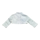 Meilisa Bai Coprispalle Tinta Unita per Neonata FL6284N BIANCO MEILISA BAI 