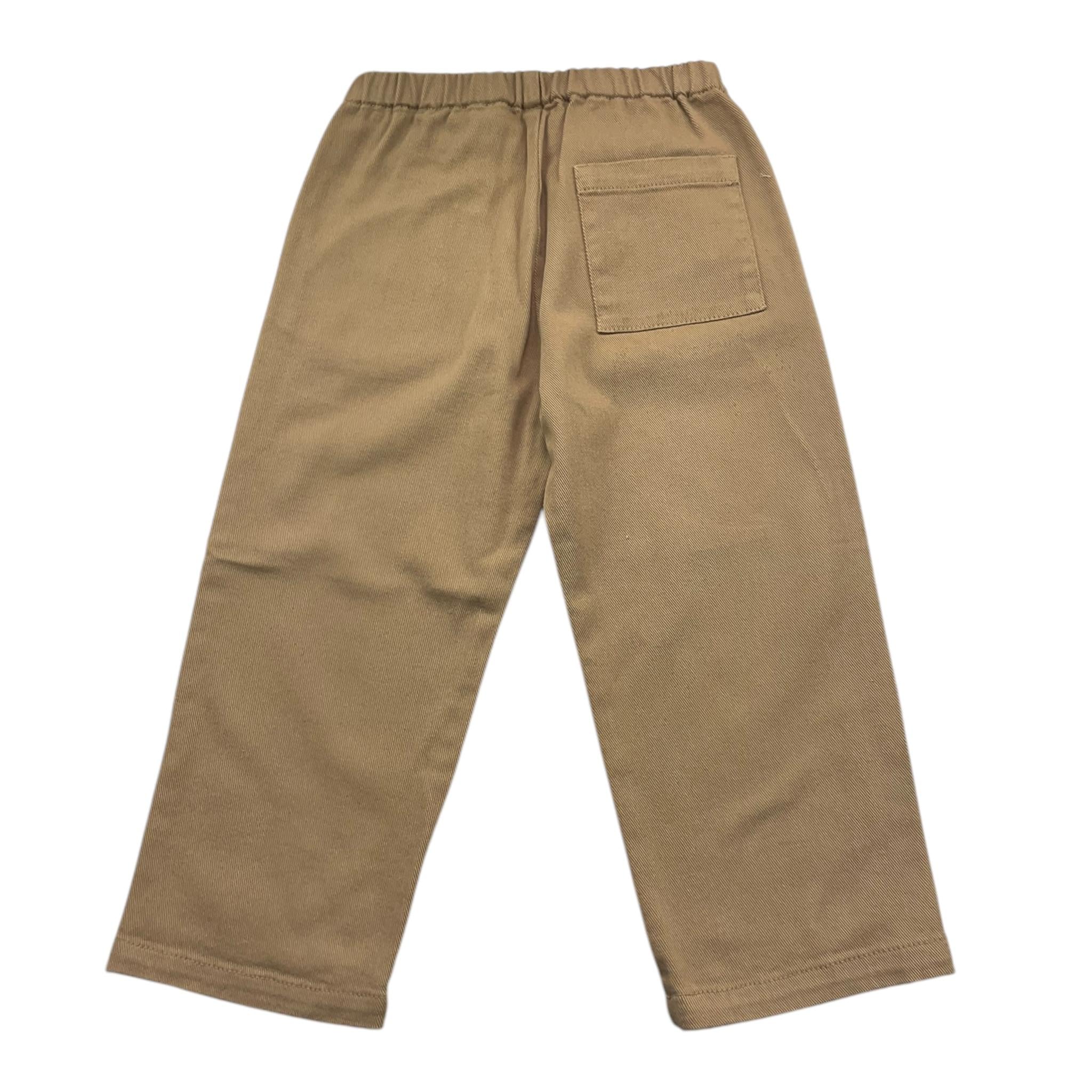 ZHOE & TOBIAH pantalone tinta unita con elastico in vita Cammello per Bambino PJK13 CAMMELLO ZHOE & TOBIAH 