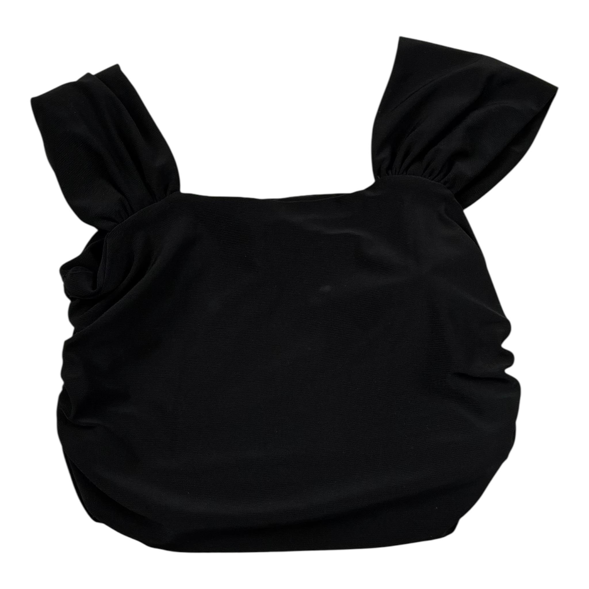 Lu Lu By Miss Grant Top tinta unita A Bretelle Nero per Bambina LL3489 NERO LU LU BY MISS GRANT 