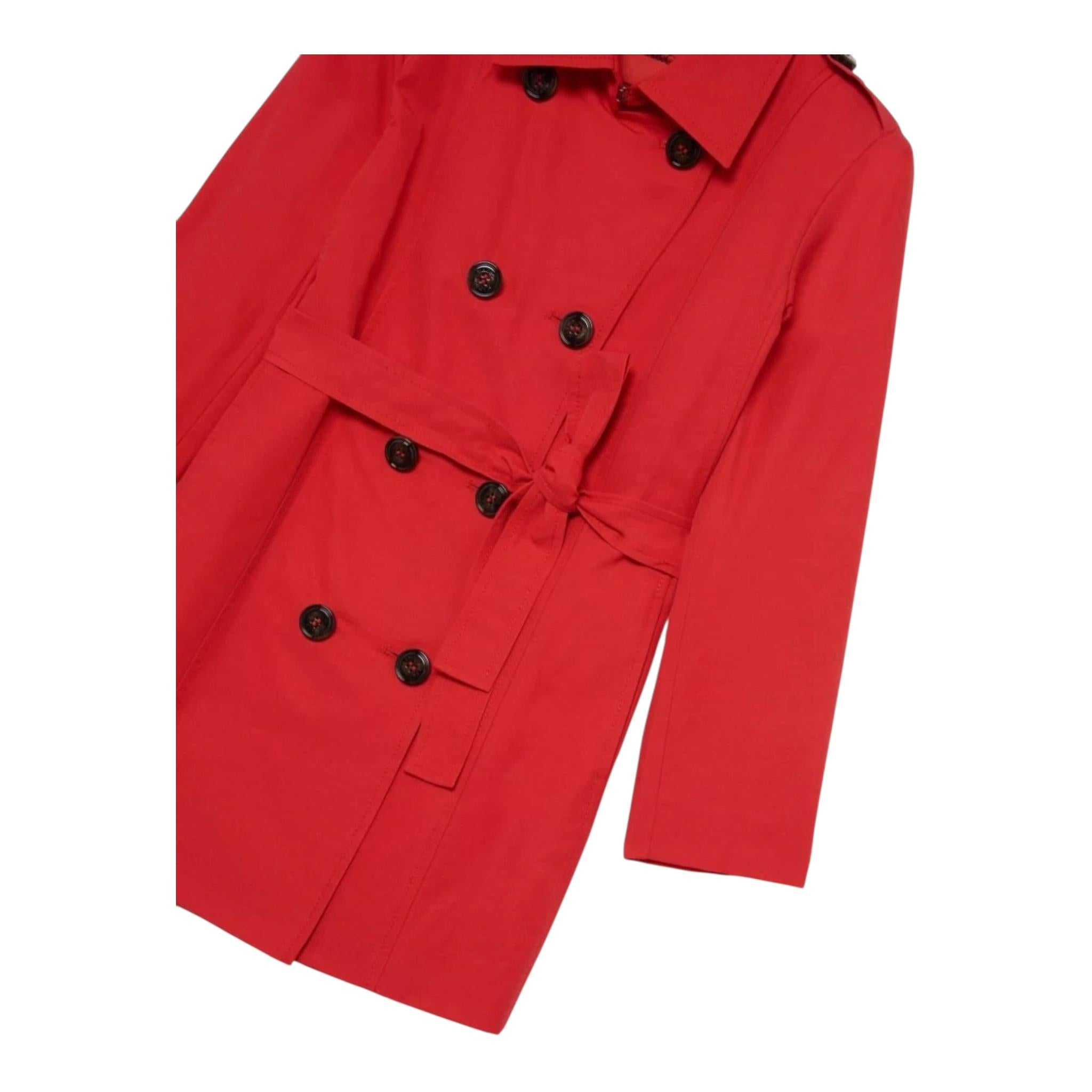 Max&Co. Cappotto Modello Trench Tinta Unita per Bambina MX0011 ROSSO MAX&Co. 