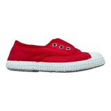 Chipie Sneakers, einfarbig, mit roter Kontrastsohle für Neugeborene