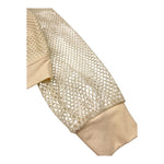 Janice Felpa Tinta Unita Traforata per Bambina JN678R BEIGE JANICE 