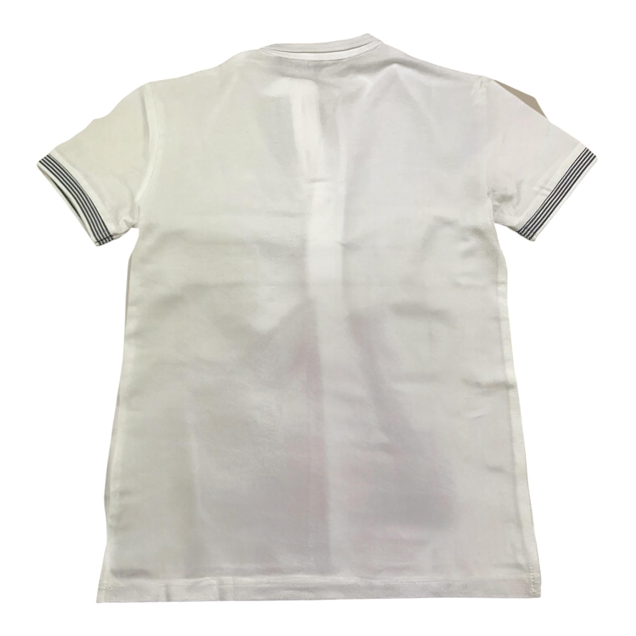 Antony Morato Polo Tinta Unita Mezza Manica per Bambino MKKS00619 BIANCO ANTONY MORATO 