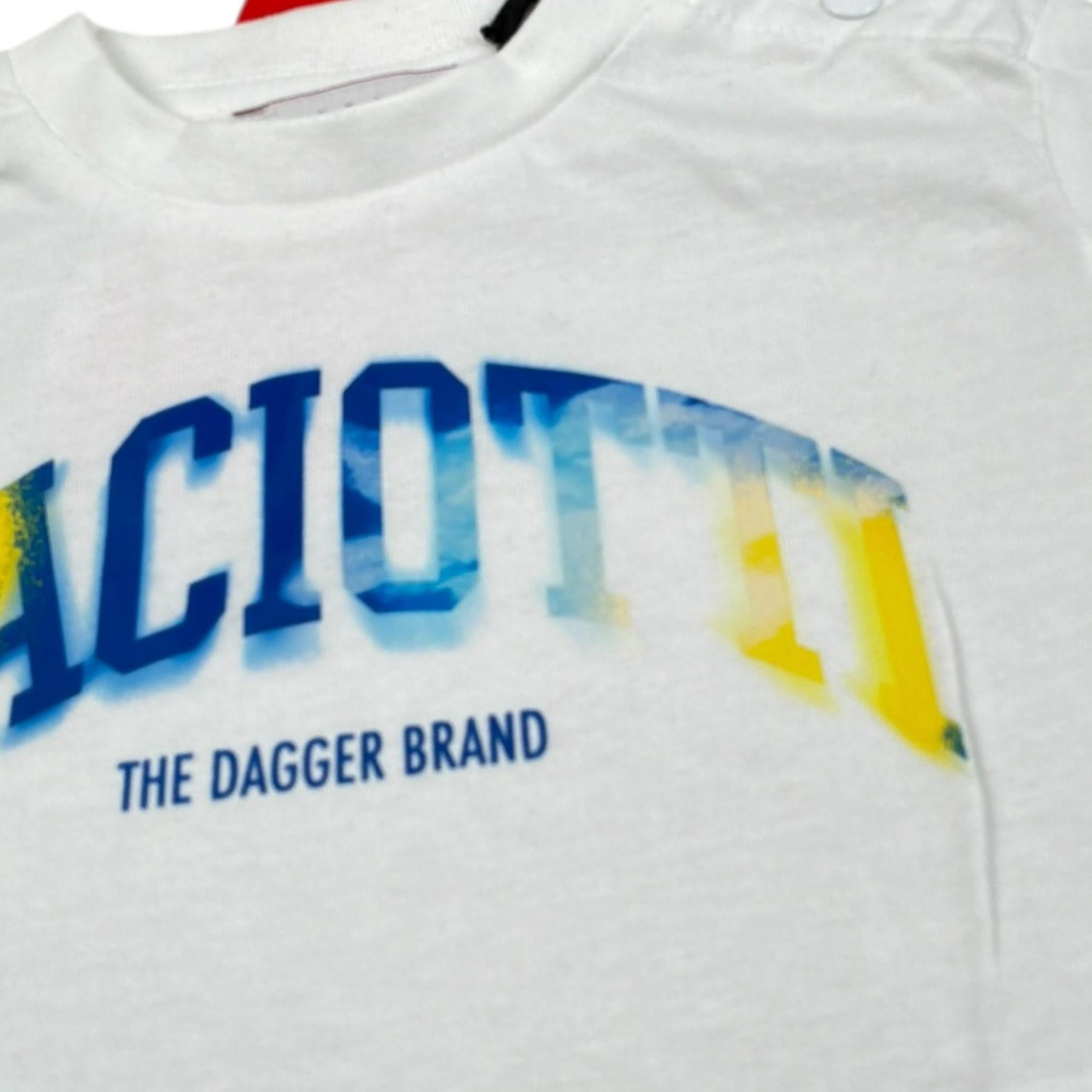 Cesare Paciotti Completo 2 Pezzi T-Shirt-Bermuda Bicolore per Neonato COMP5125BXX BIANCO/VERDE CESARE PACIOTTI 