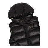 BLAUER giubbino modello smanicato tinta unita con zip e cappuccio Nero per Bambino 23WBLKX02241 NERO BLAUER 