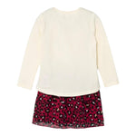 GUESS completo 2 pezzi shirt-gonna bicolore Panna per Bambina K4BG01J1300 PANNA GUESS 