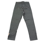 Monnalisa Leggins Fantasia Quadri per Bambina 119411X NERO MONNALISA 