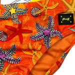 F**K Costume Modello Slip Tinta Unita con Stampa per Bambino FJ244030X04 ARANCIONE F**K 