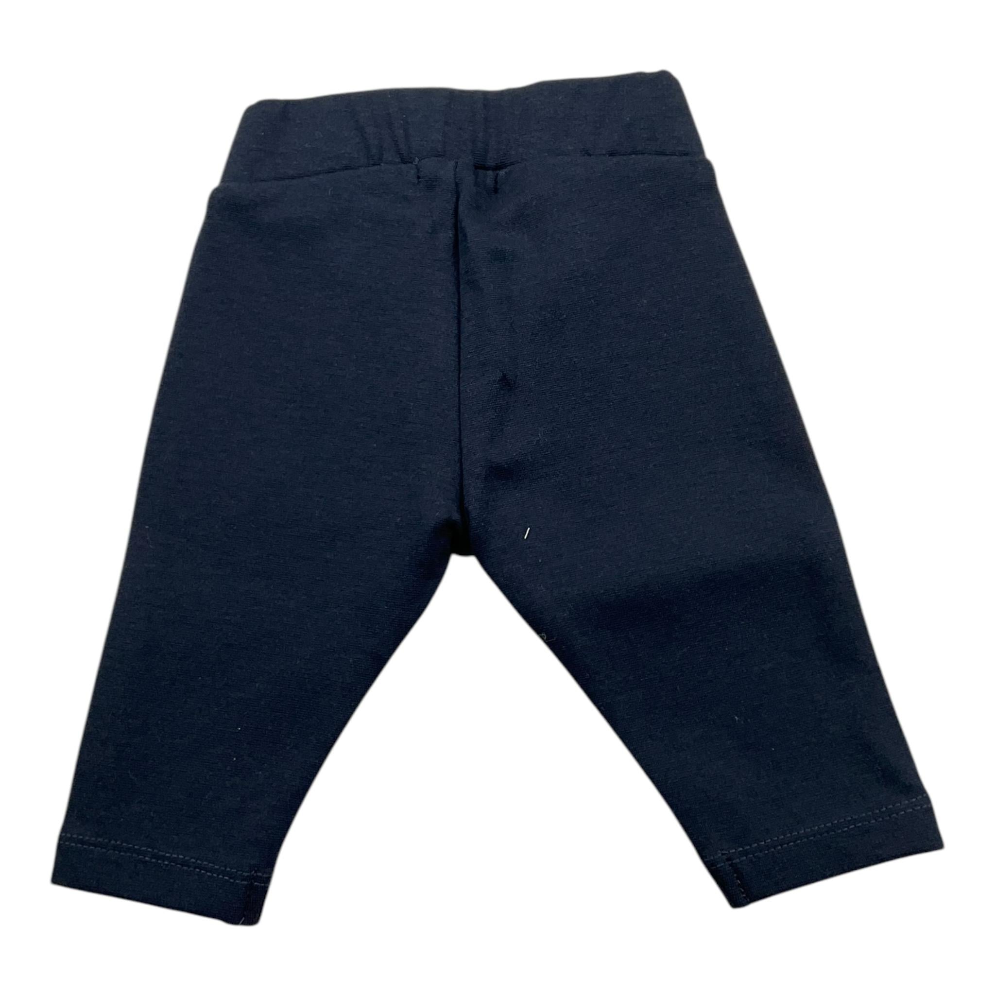 EMC leggins tinta unita con bottoni Blu per Neonata BZ7093 BLU EMC 