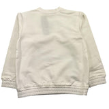 DOLCE & GABBANA felpa chiusa girocollo con logo Panna per Neonata L1JWIX PANNA DOLCE & GABBANA 