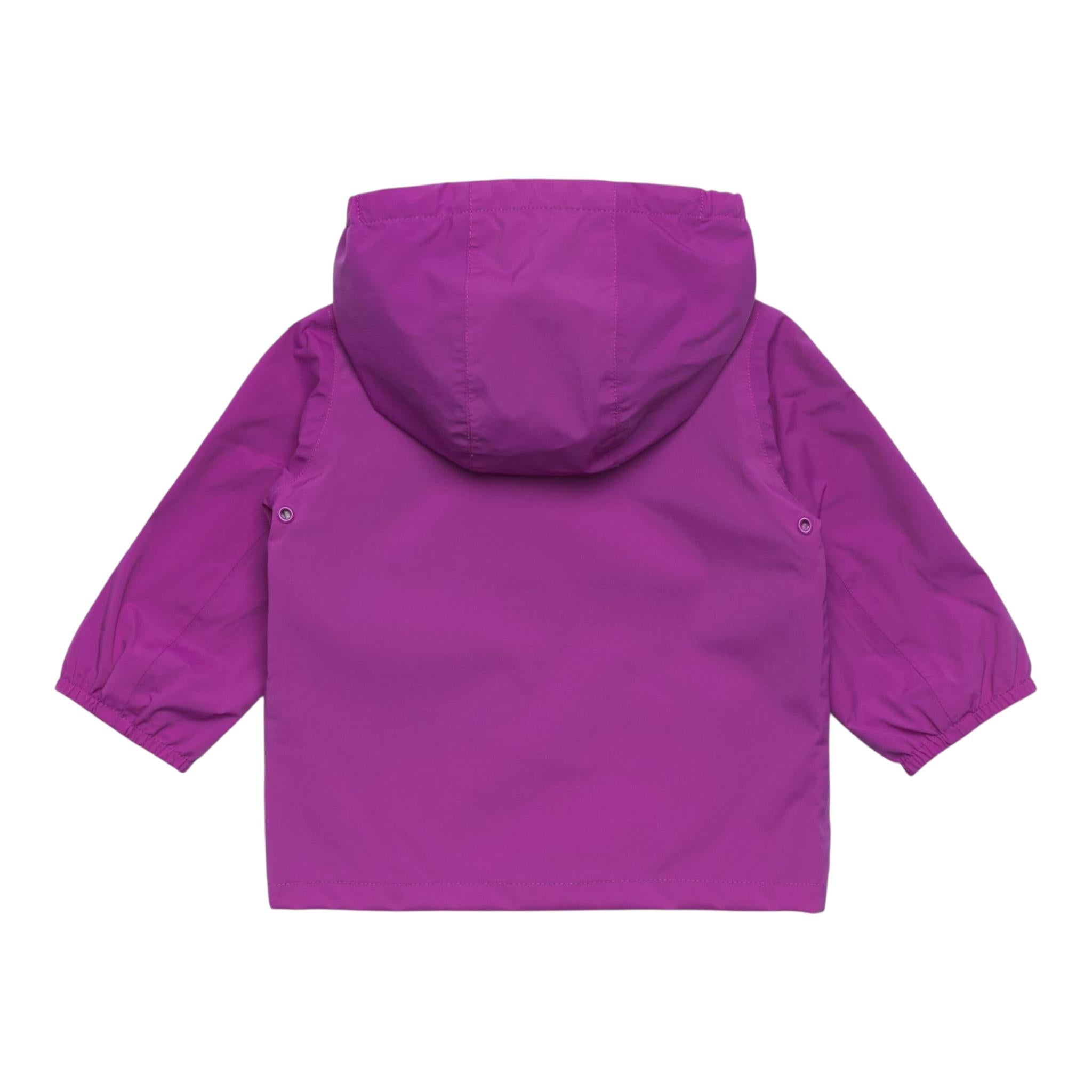 K-Way Giubbino Tinta Unita con Zip E Cappuccio per Neonata K4136IWX VIOLA K-WAY 