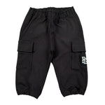 Please Pantalone Tinta Unita con Elastico In Vita per Neonato FJ19042B71 NERO PLEASE 