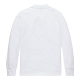RALPH LAUREN polo manica lunga tinta unita con logo Bianco per Bambino 321703634013 BIANCO RALPH LAUREN 