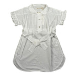 Zhoe & Tobiah Abito Giromanica Tinta Unita per Bambina RTT7FJ BIANCO ZHOE & TOBIAH 