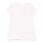 Monnalisa T-Shirt Girocollo Tinta Unita con Stampa per Bambina 11E622 BIANCO MONNALISA 