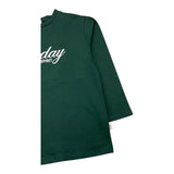 PAOLO PECORA shirt girocollo tinta unita con logo Verde per Bambino PP4131 VERDE PAOLO PECORA 