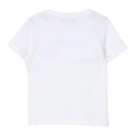 Balmain T-Shirt Girocollo Tinta Unita con Stampa per Neonata BU8501 BIANCO BALMAIN 