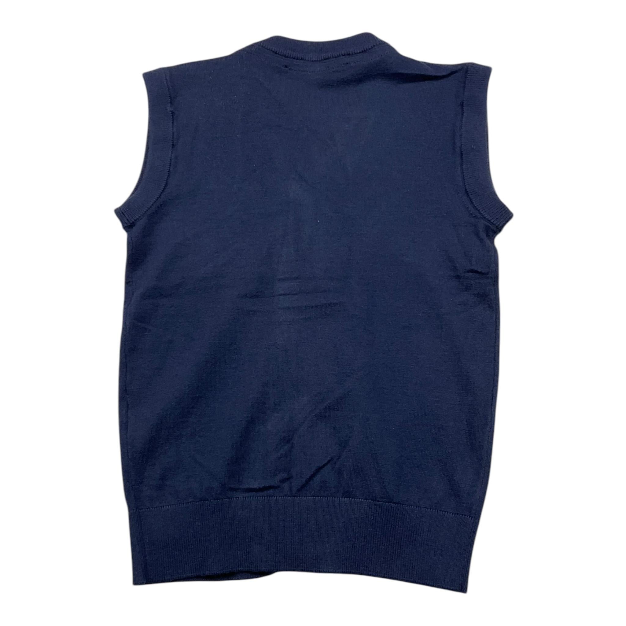 TRUSSARDI gilet tinta unita con bottoni Blu per Bambino TBA25012GL BLU TRUSSARDI 