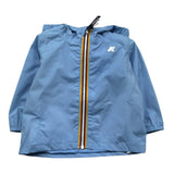 K-Way Giubbino Tinta Unita con Zip E Cappuccio per Neonato K4136IW AZZURRO K-WAY 