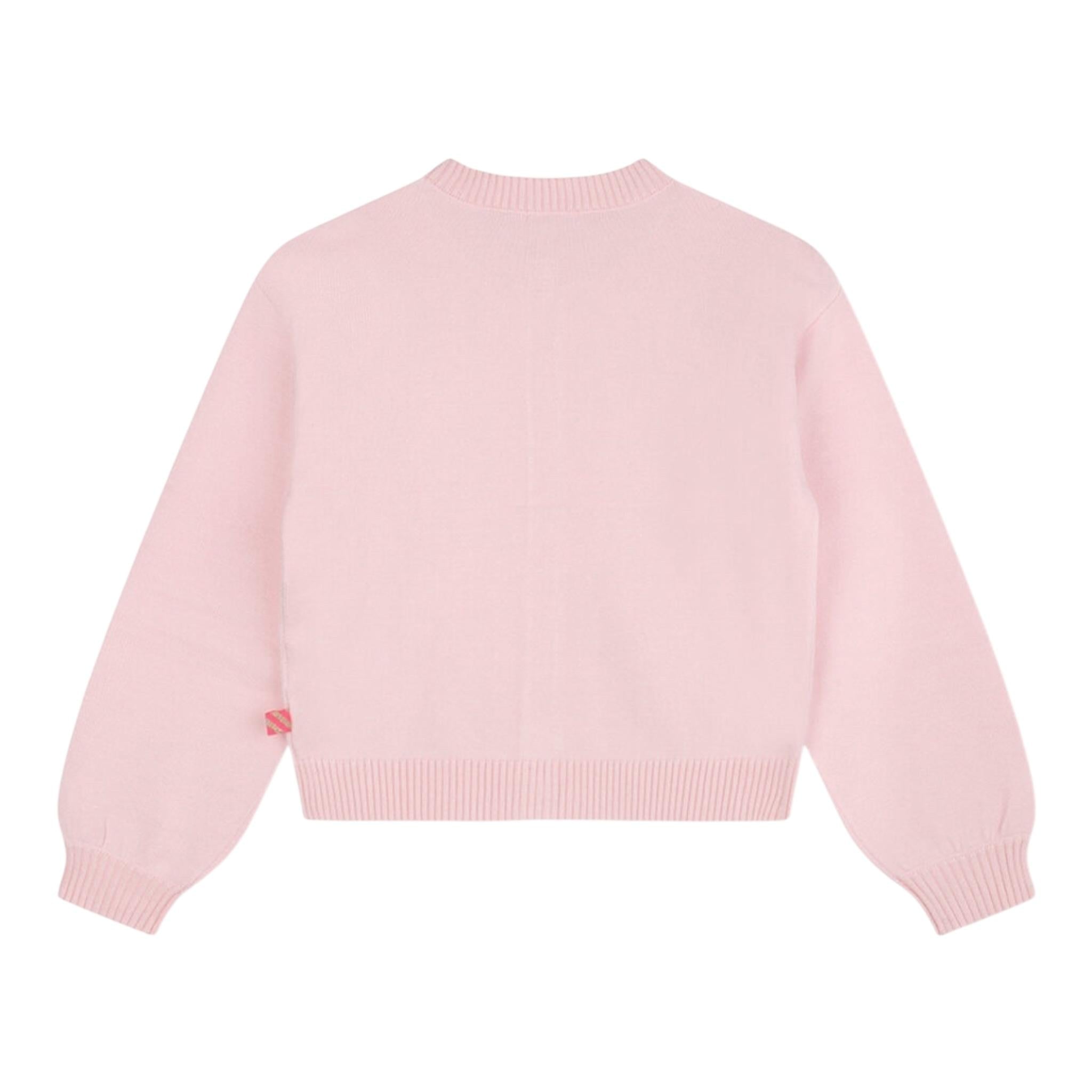 BillIEBLUSH cardigan tinta unita con paillettes Rosa per Neonata U20458N ROSA BillIEBLUSH 
