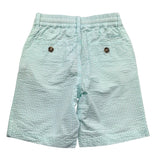 Saint Barth Bermuda Tinta Unita con Fantasia A Quadretti per Bambino 00865L BIANCO SAINT BARTH 