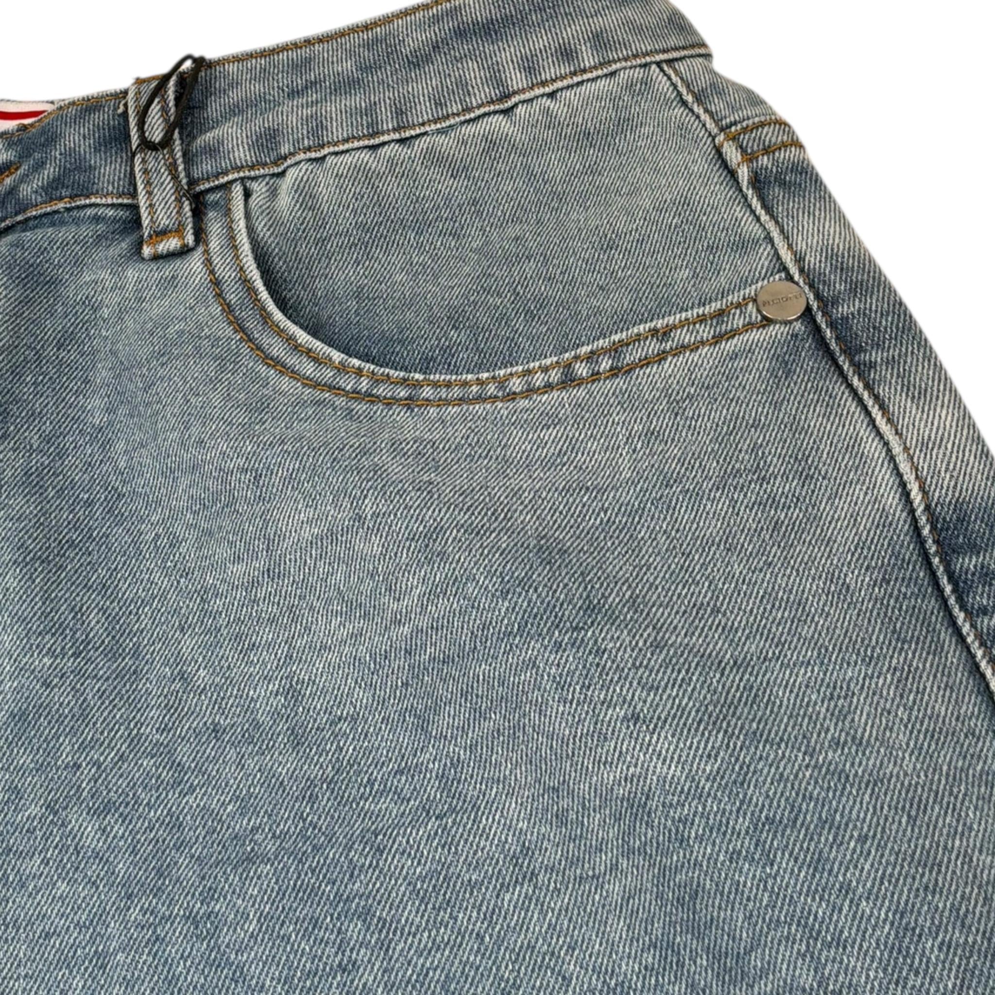 Cesare Paciotti Jeans Tinta Unita con Girovita Regolabile per Bambino PTP5162J AZZURRO CESARE PACIOTTI 