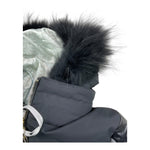 YES ZEE giubbino tinta unita con zip e cappuccio Nero per Bambina J0166 NERO YES ZEE 