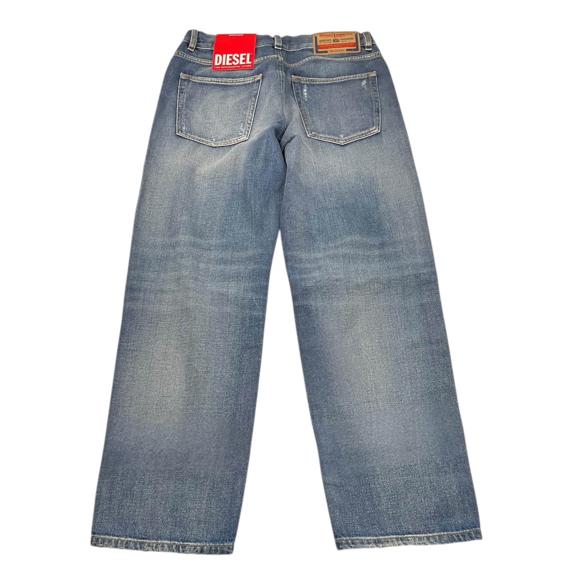 DIESEL jeans tinta unita con girovita regolabile Blu per Bambino J00808X BLU DIESEL 