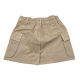 Lu Lu By Miss Grant Gonna Tinta Unita con Tasconi per Bambina LL3391 BEIGE LU LU BY MISS GRANT 