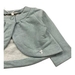 LALALU' coprispalle tinta unita Verde acqua per Neonata GFL10H VERDE ACQUA LALALU' 