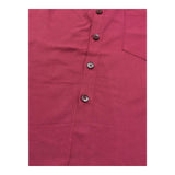 Paolo Pecora Camicia Mezza Manica Tinta Unita per Bambino PP4301 BORDEAUX PAOLO PECORA 