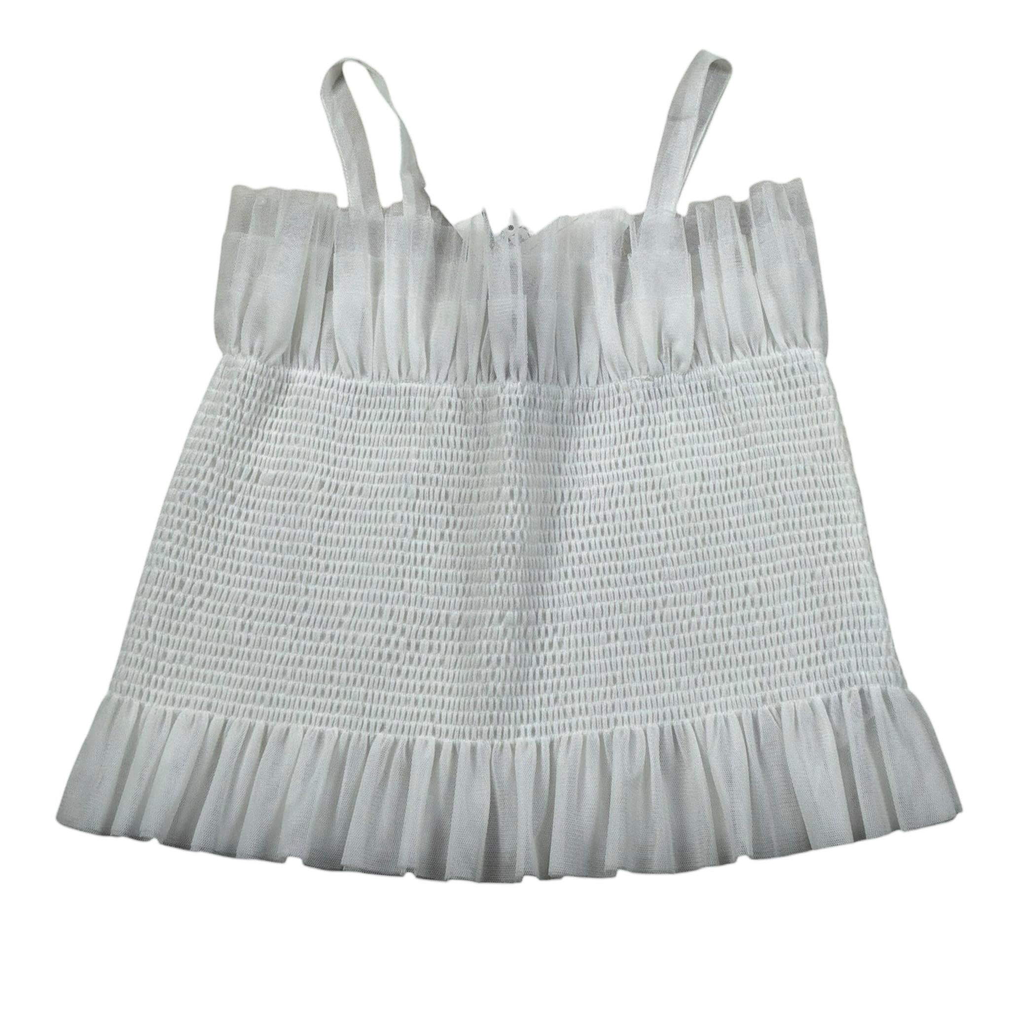 Dixie Top Tinta Unita per Bambina CC45290G74 BIANCO DIXIE 