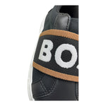 Boss Sneakers Tinta Unita con Logo per Bambino J51655 NERO BOSS 