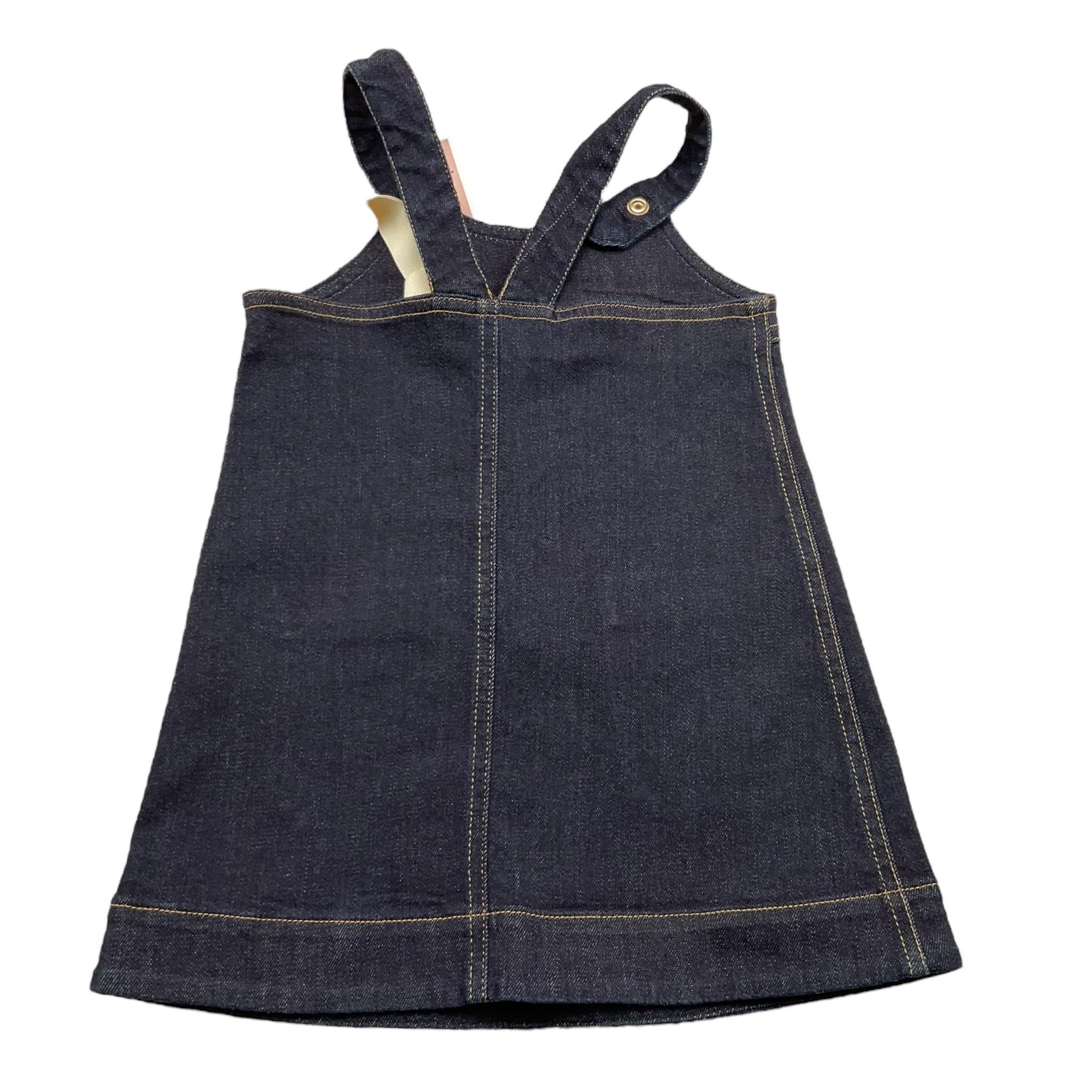 ELISABETTA FRANCHI abiti in denim tinta unita giromanica Blu per Neonata EGAB177 BLU ELISABETTA FRANCHI 