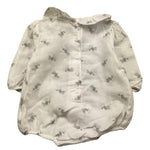 WEDOBLE camicia body tinta unita con stampe in contrasto Bianco per Neonata I2408916 BIANCO WEDOBLE 